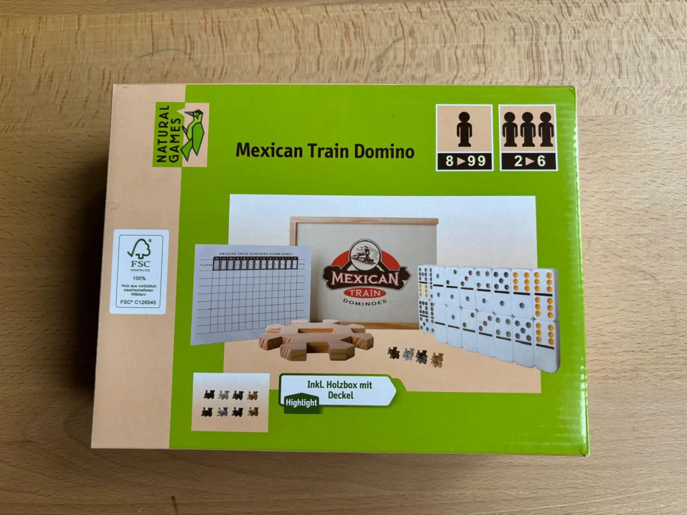 Mexican Train fadobozban