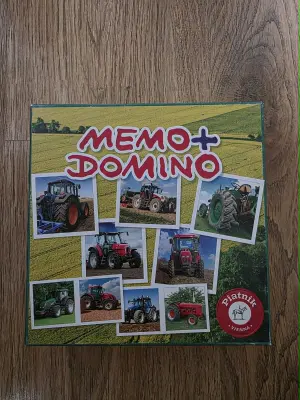 Piatnik Memo + Domino – Traktorok